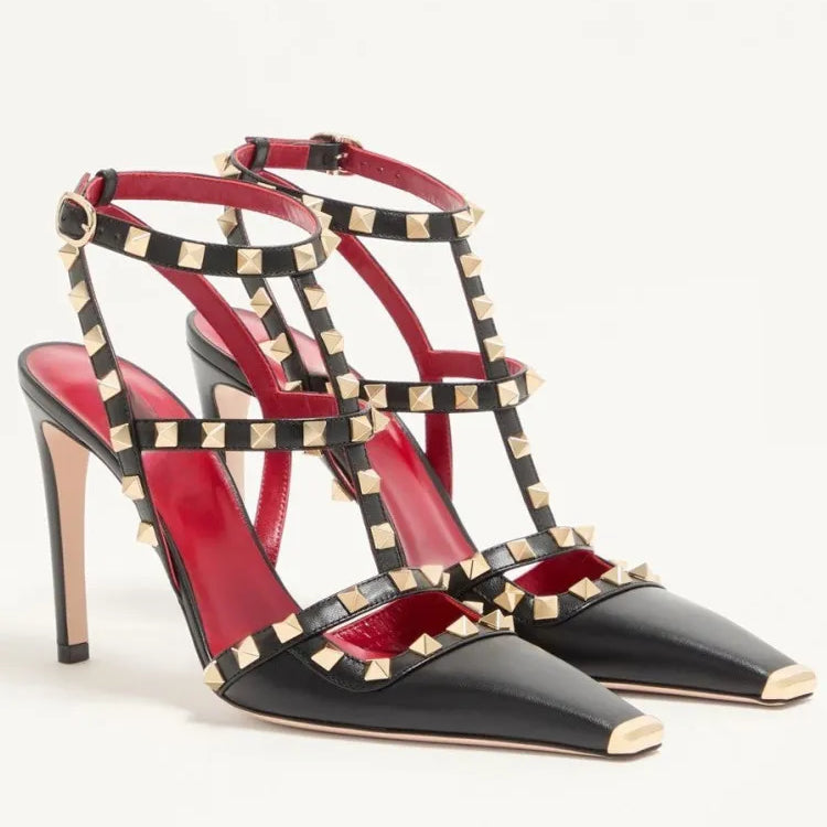 Square Headed Top Rivet Pump Shoes