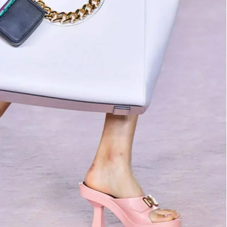 Classic Twist Platform Pump Sandals
