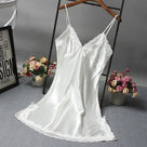 Romantic Lace Patchwork Slip Nightdress