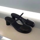 Round Closed Toe Mary Jane Shoes