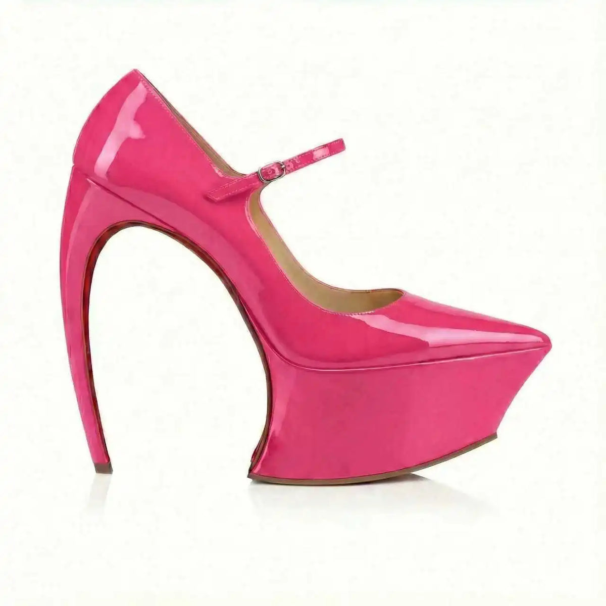 Pointed Toe Curved Stiletto Shoes