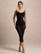 Between Every Beat Midi Dress