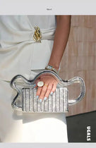 Glam Sparkling Top Handle Bag