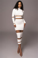 Your Signals Are Mixed Midi Dress