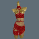 Fade Into Flame Mini Dress