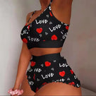 Printed Pattern Spaghetti Straps Pajamas