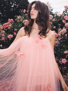 Blushing Petal Mini Dress