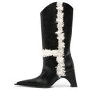 Fashion Pointed Toe Mid-Calf Boots