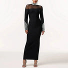 Blurred Streetlights Maxi Dress