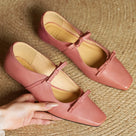 Double Bowtie Slip-On Flats Shoes