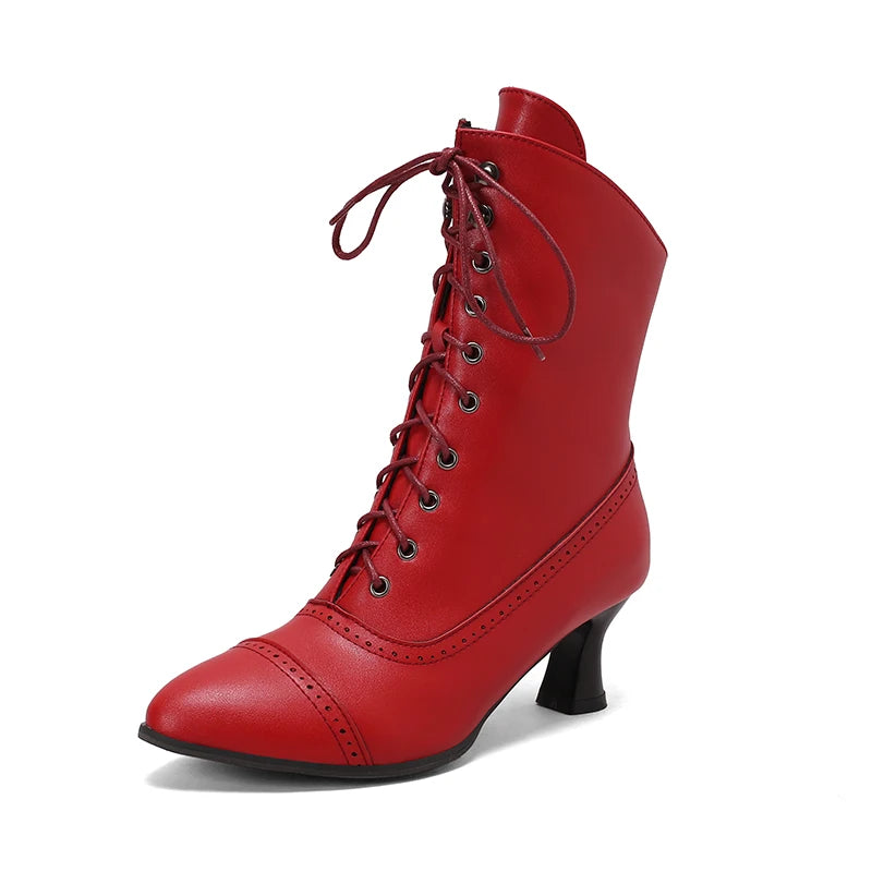 Iron Rose Ankle Boots
