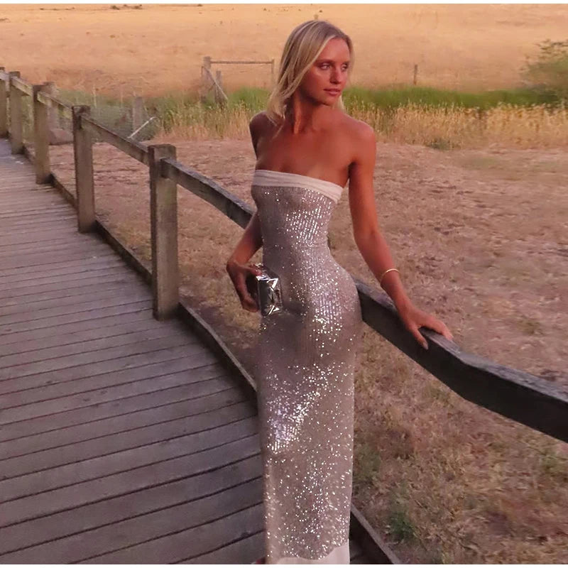 Shine With Love Maxi Dress