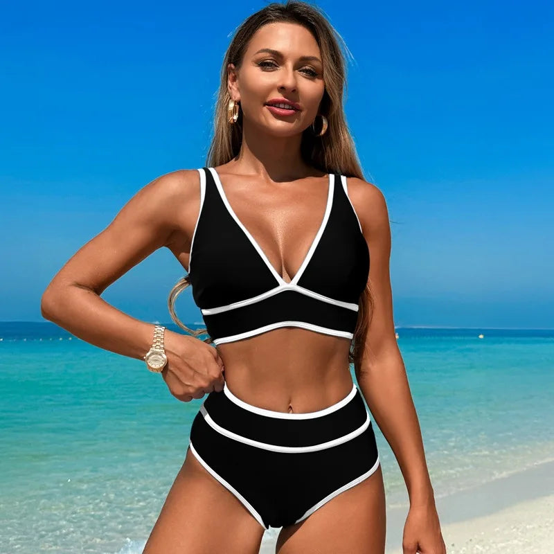 Retro Classic High Waist Bikini