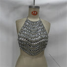 Metal Chain Rhinestone Body Jewelry