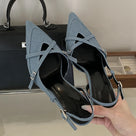 Pointed Toe Buckle Strap Pump Shoes