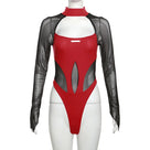 Offbeat Charm Sheer Bodysuit