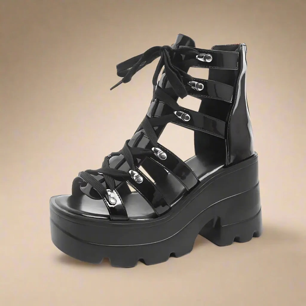 Unconditional Storms Wedges Sandals