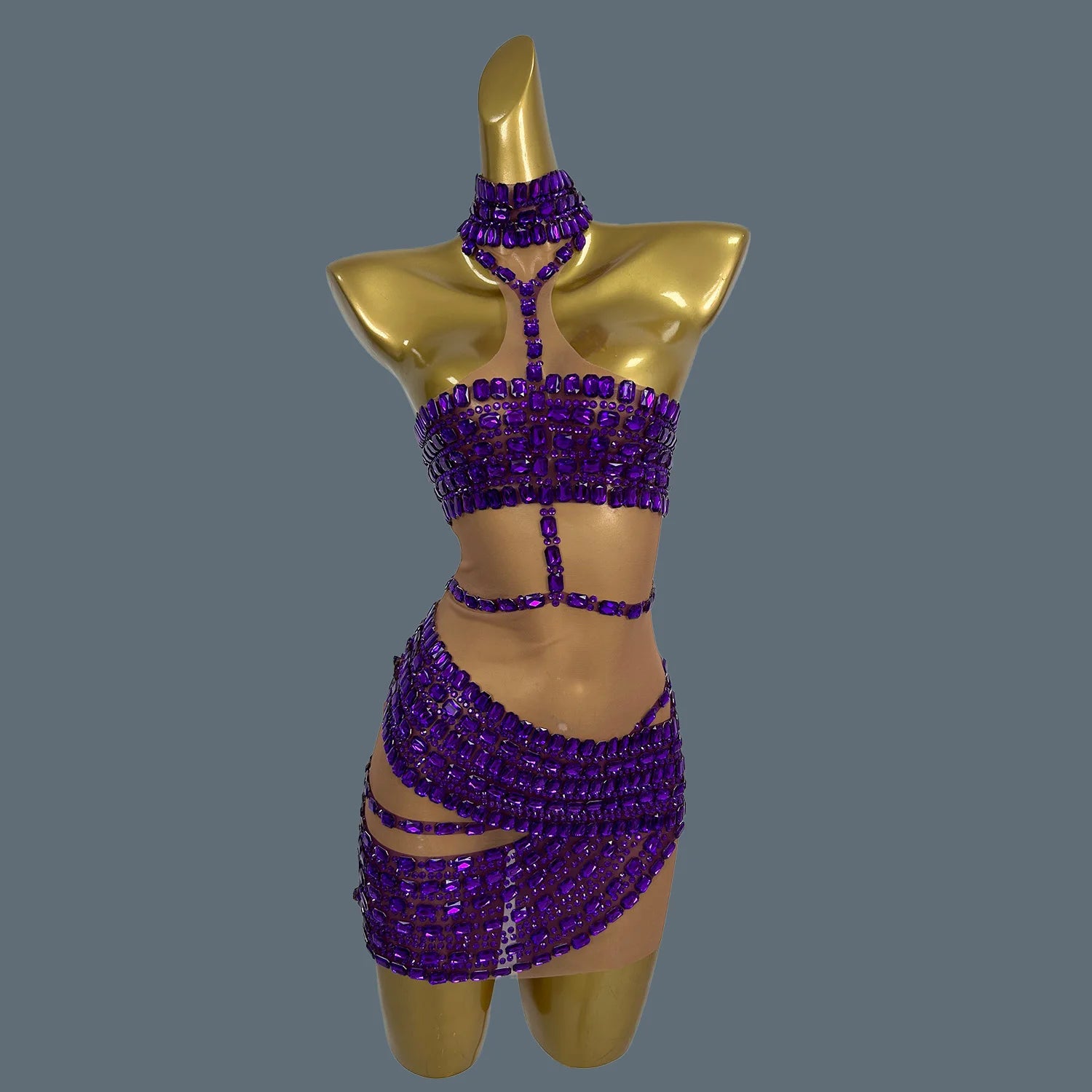 Fade Into Flame Mini Dress