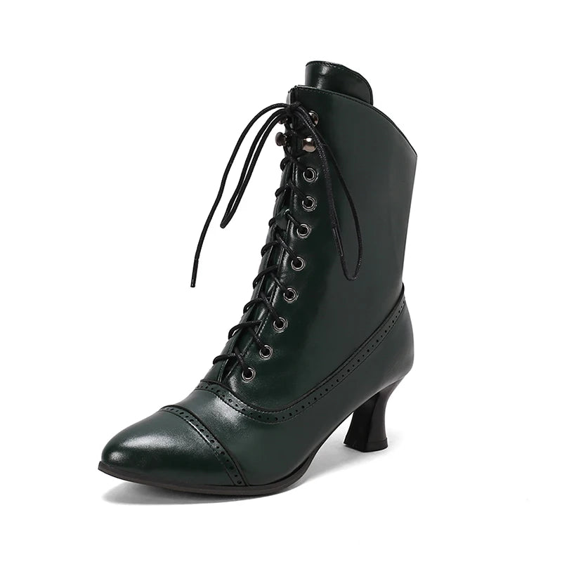 Iron Rose Ankle Boots