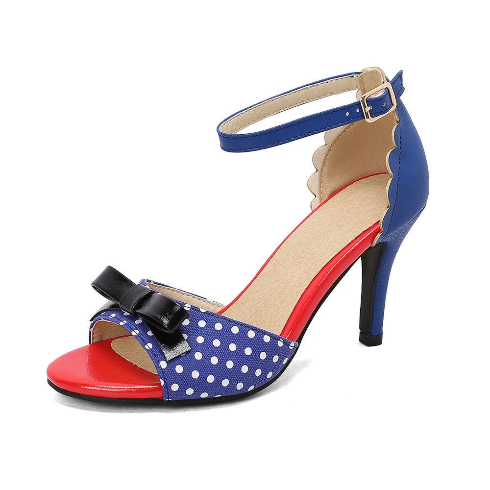 Cherry Panic Pump Sandals