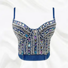 She's Far Away Crop Top