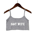 Casual Letter Print Crop Top