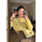 Gold Buttons Knitwear Cardigan