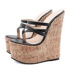 Casual Narrow Strap Platform Sandals