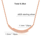 Roses In A Glass Necklace