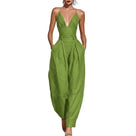 Elegant Backless Wide-Leg Jumpsuit