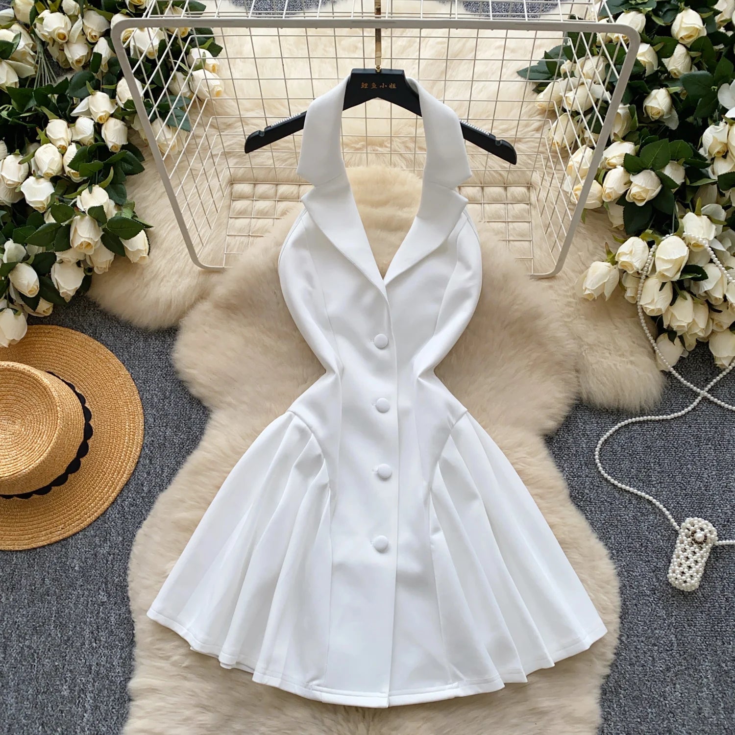 Ocean Kissed Radiance Mini Dress