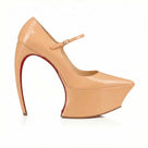 Pointed Toe Curved Stiletto Shoes
