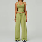 Performance Activewear Solid Pants Set