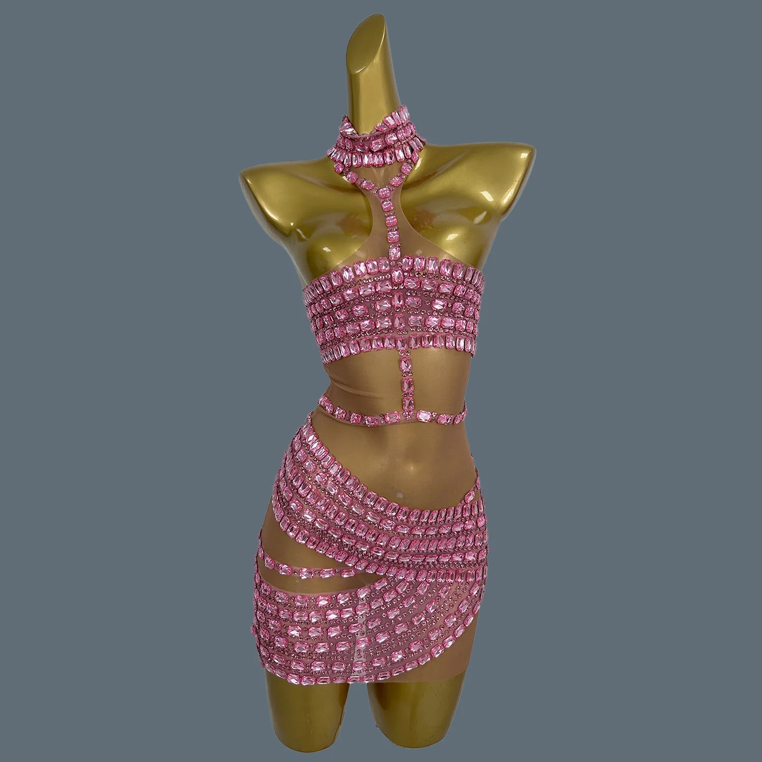 Fade Into Flame Mini Dress