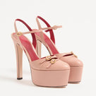 Bold Black Red Platform High Heels