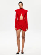 Fiery Soul Bloom Mini Dress