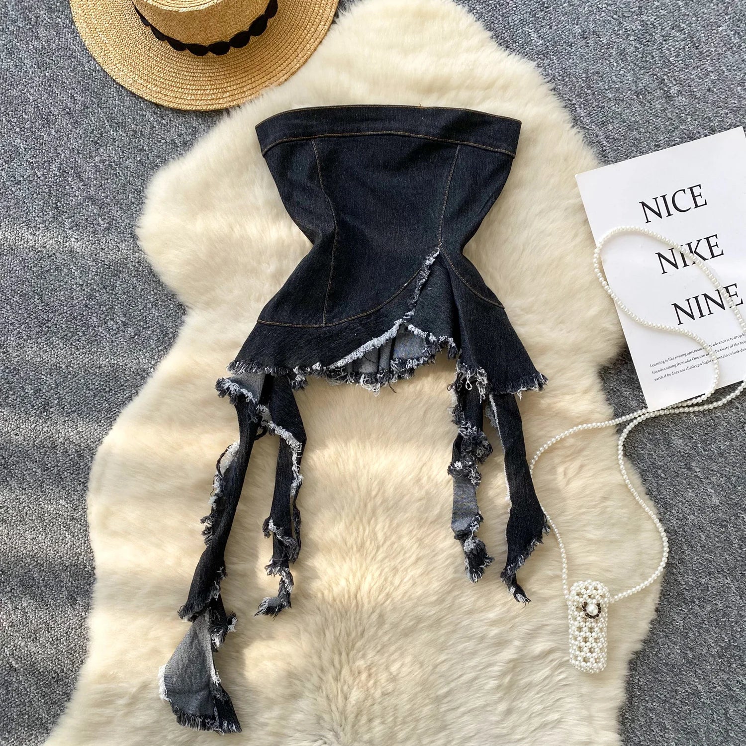 Blue Hour Confessions Crop Top