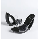 Transparent Open Toe Hollow Heels Sandals