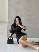 Truth Bein' Left Behind Mini Dress