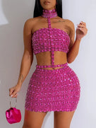 Hand On My Lips Mini Dress