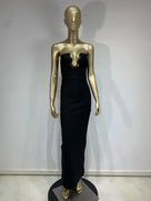 Shadowed Halo Long Dress