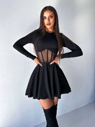 Wanting A Shoulder To Cry Mini Dress