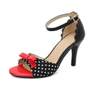 Cherry Panic Pump Sandals