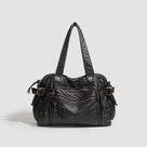 Vintage Leather Y2K Shoulder Bag