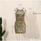 Stand There Staring Mini Dress