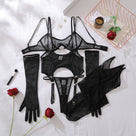 Seductive See-Through Belt Thong Lingerie