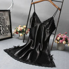 Romantic Lace Patchwork Slip Nightdress