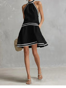 Classic Chic Sleeveless Mini Dress