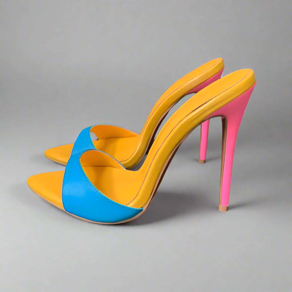 Cursive Hearts Pump Sandals