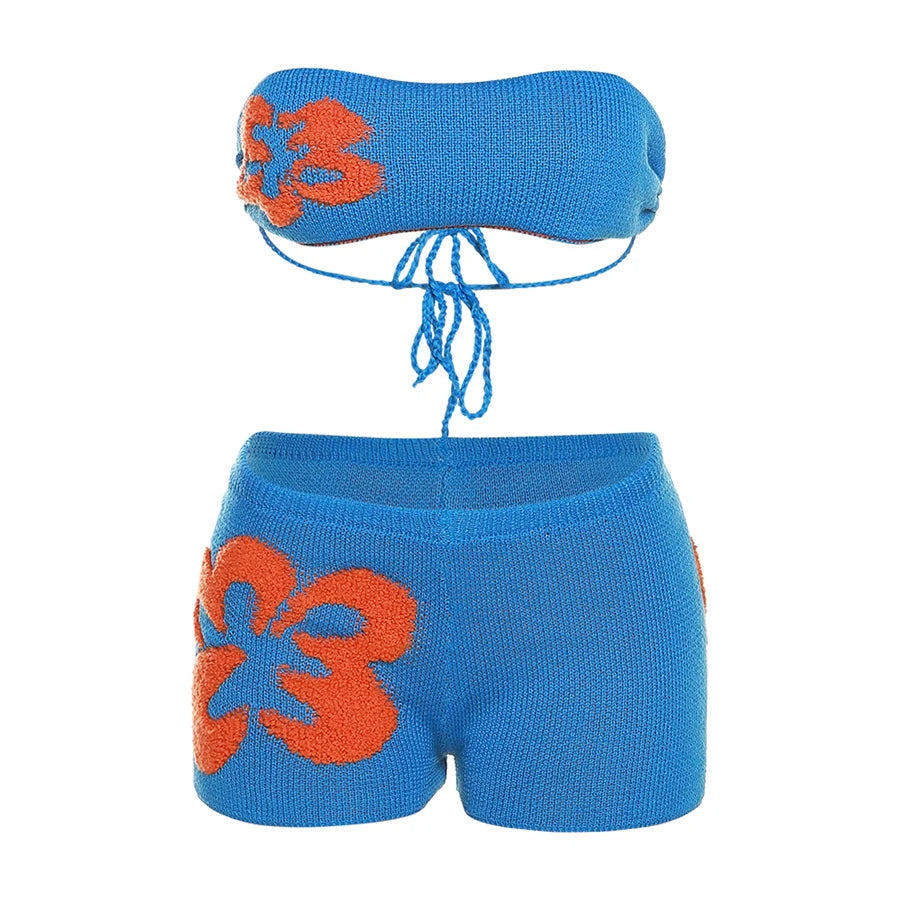 Black Candle Shorts Set